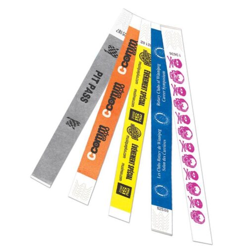 Bracelet indéchirable, sérigraphie