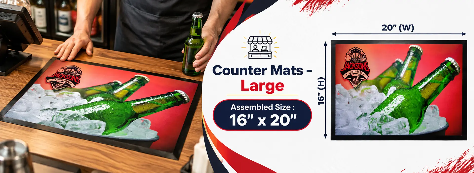 Tablettes de contre-jeuGrandes