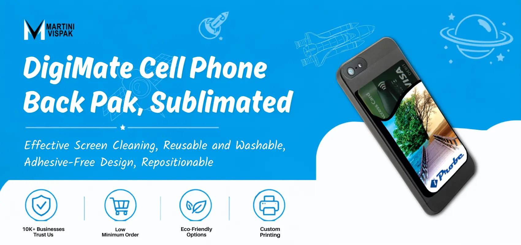 DigiMate Cell Phone Back Pak Sublimated