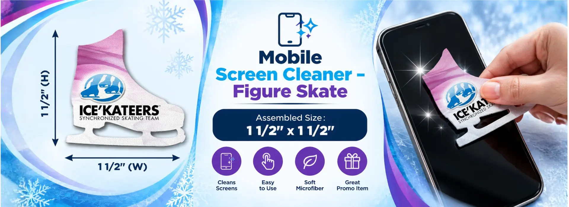 Cleenificateur pour écran mobile Figure Skate