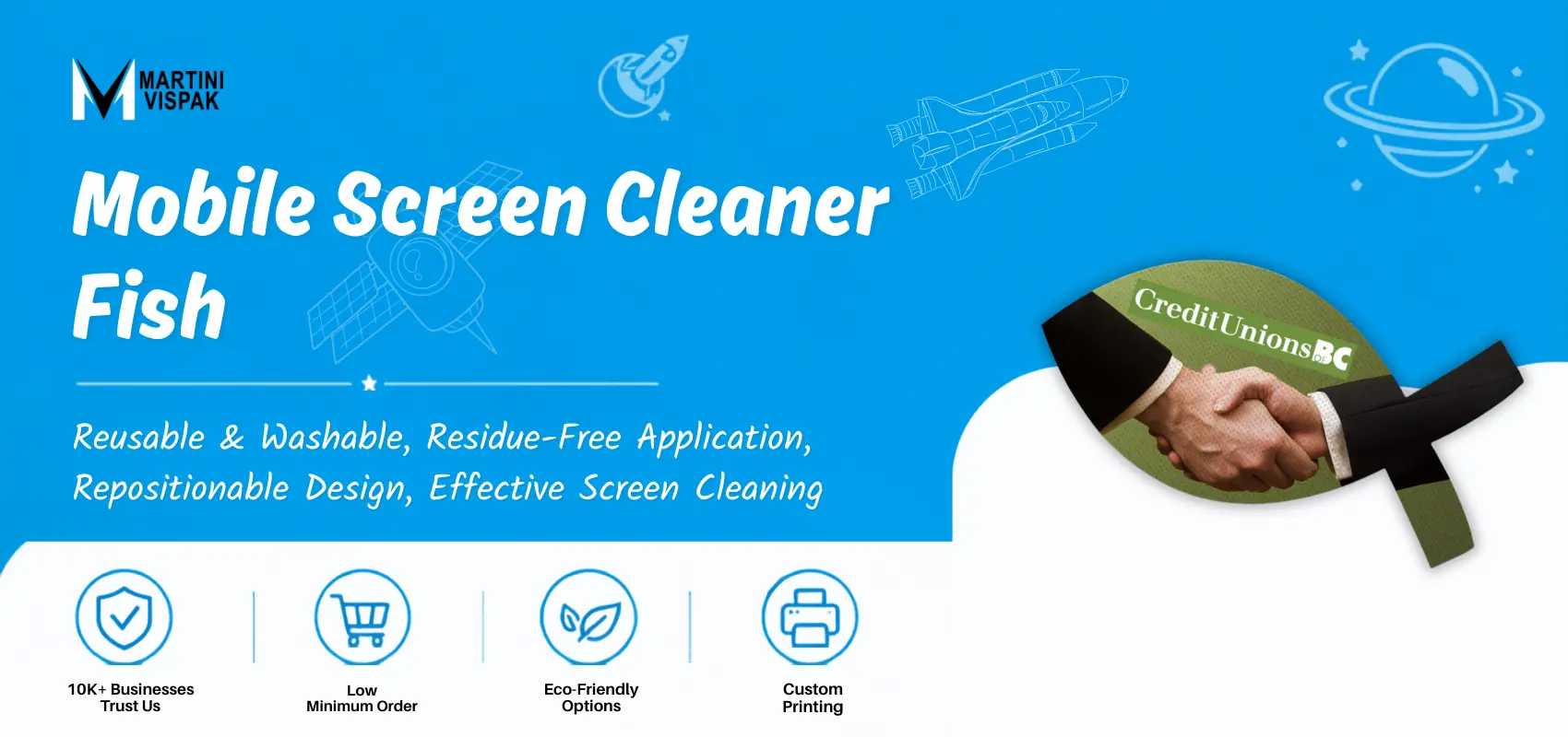 Nettoyant pour écran mobile Fish1
