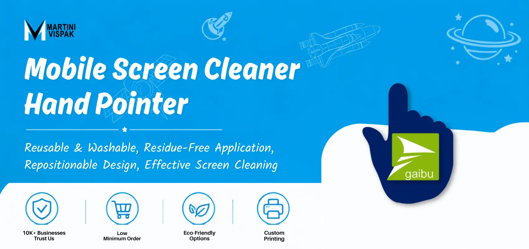 Cleenificateur d'écran mobile avec pointeur à main1