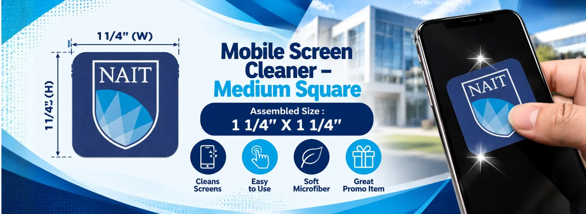 Nettoyant pour écran mobile Medium Square