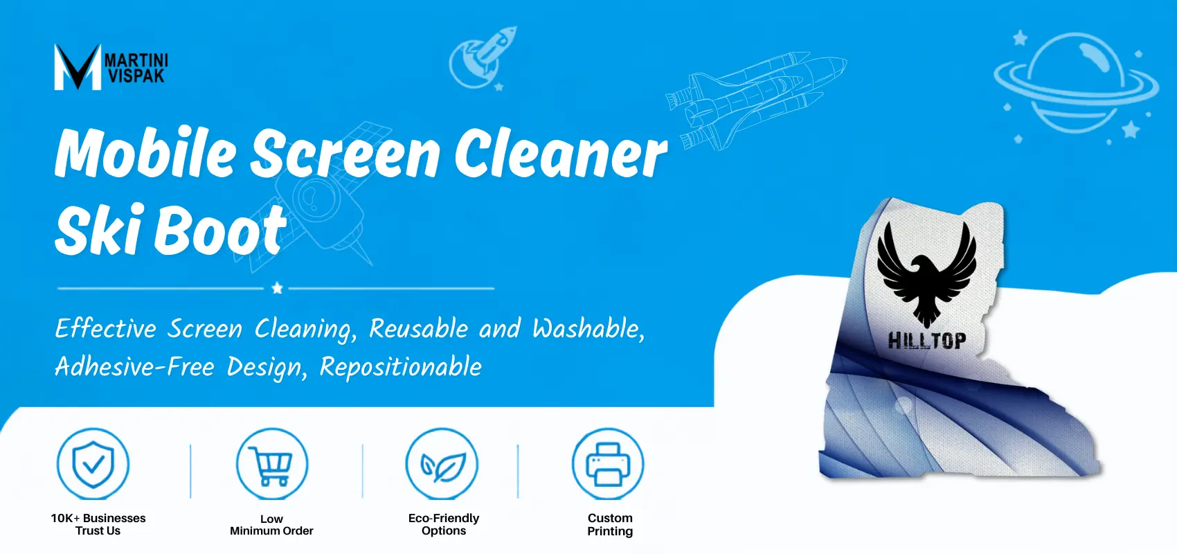 Nettoyant pour les skis Mobile Screen Cleaner