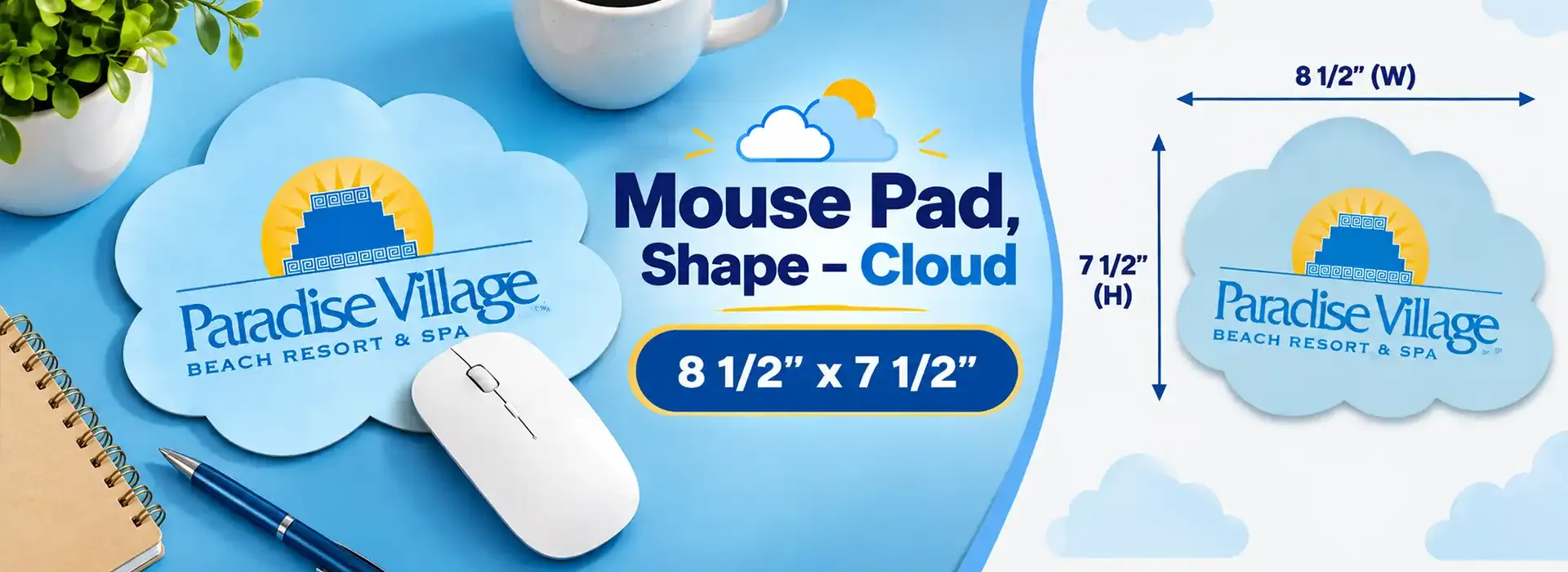 Éponge de souris, forme – Cloud