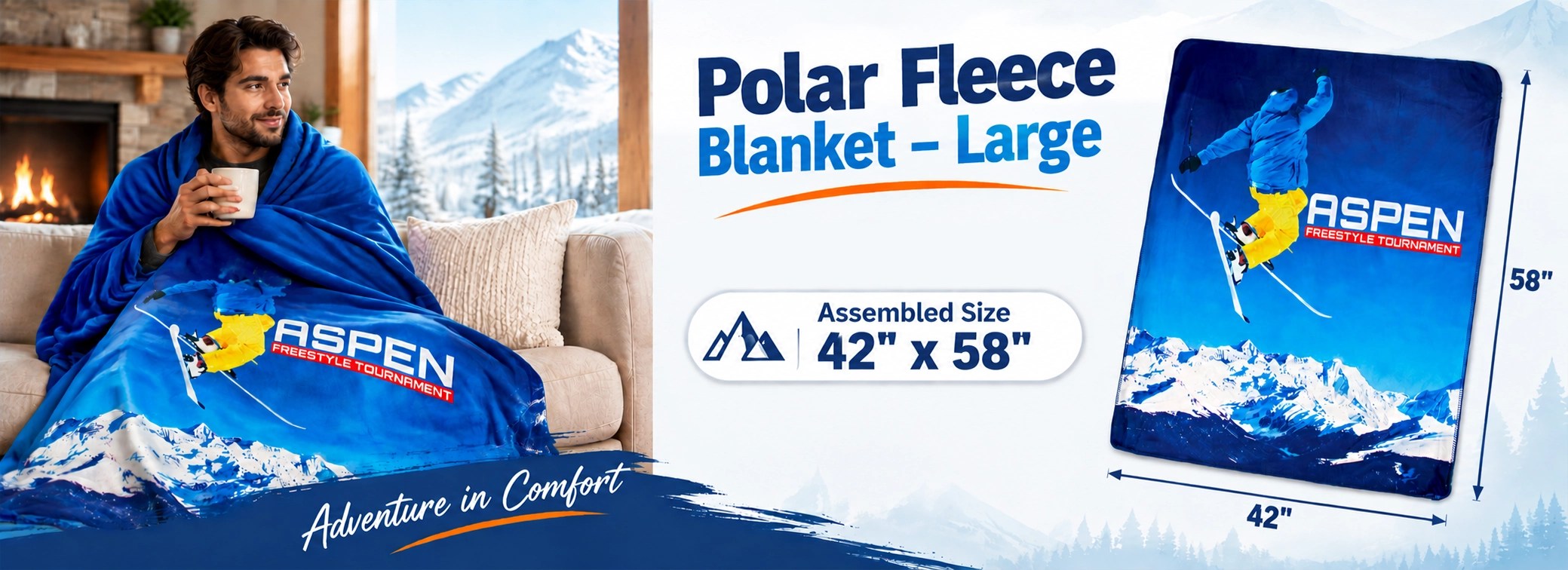 Polar Fleece Blanket – Large