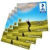 Microfiber Lens Cleaning Cloth, Golf Theme – 10″ x 10″