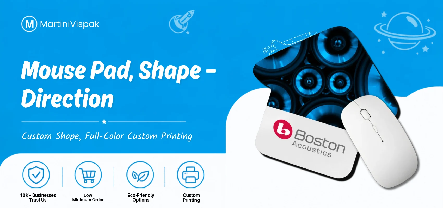 Mouse Pad, Shape – Direction