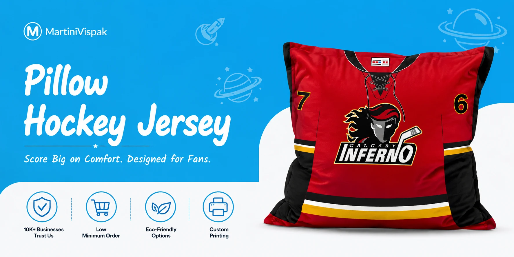 Pillow-Hockey Jersey-fist