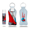 Poly Rubber Key Fob – Lip balm