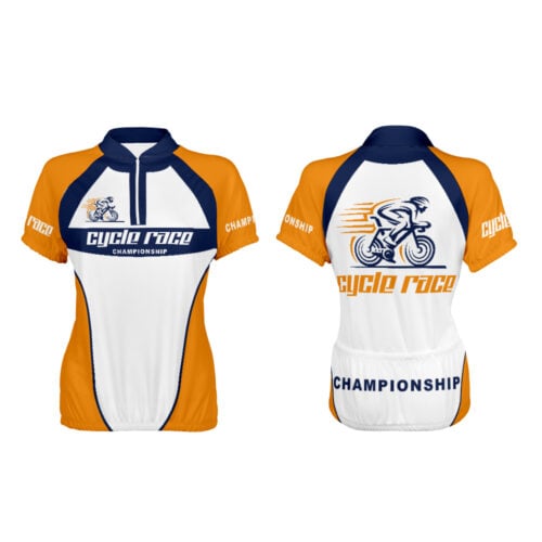 Maillot de cyclisme pour femme, coupe course