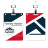 Event Card with Vinyl Badge Holder