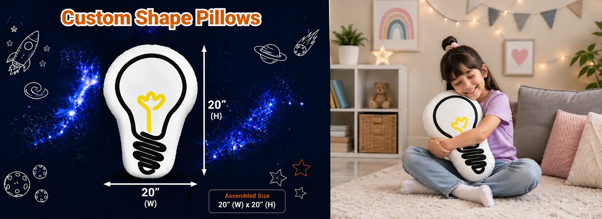 Custom-Shape-Pillow-20X20