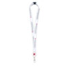 China Silkscreen Lanyard with Retractable Badge Reel Combo