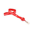China Silkscreen Lanyard with Retractable Badge Reel Combo