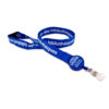 China Silkscreen Lanyard with Retractable Badge Reel Combo