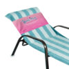 Beach Towel Style Terry Stripe Chaise Lounge Cover (28 X 78 intended for Current Chaise Lounge Towel Covers - Furniture, Decor, Lighting, and More.