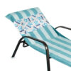 Beach Towel Style Terry Stripe Chaise Lounge Cover (28 X 78 intended for Current Chaise Lounge Towel Covers - Furniture, Decor, Lighting, and More.