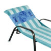 Beach Towel Style Terry Stripe Chaise Lounge Cover (28 X 78 intended for Current Chaise Lounge Towel Covers - Furniture, Decor, Lighting, and More.