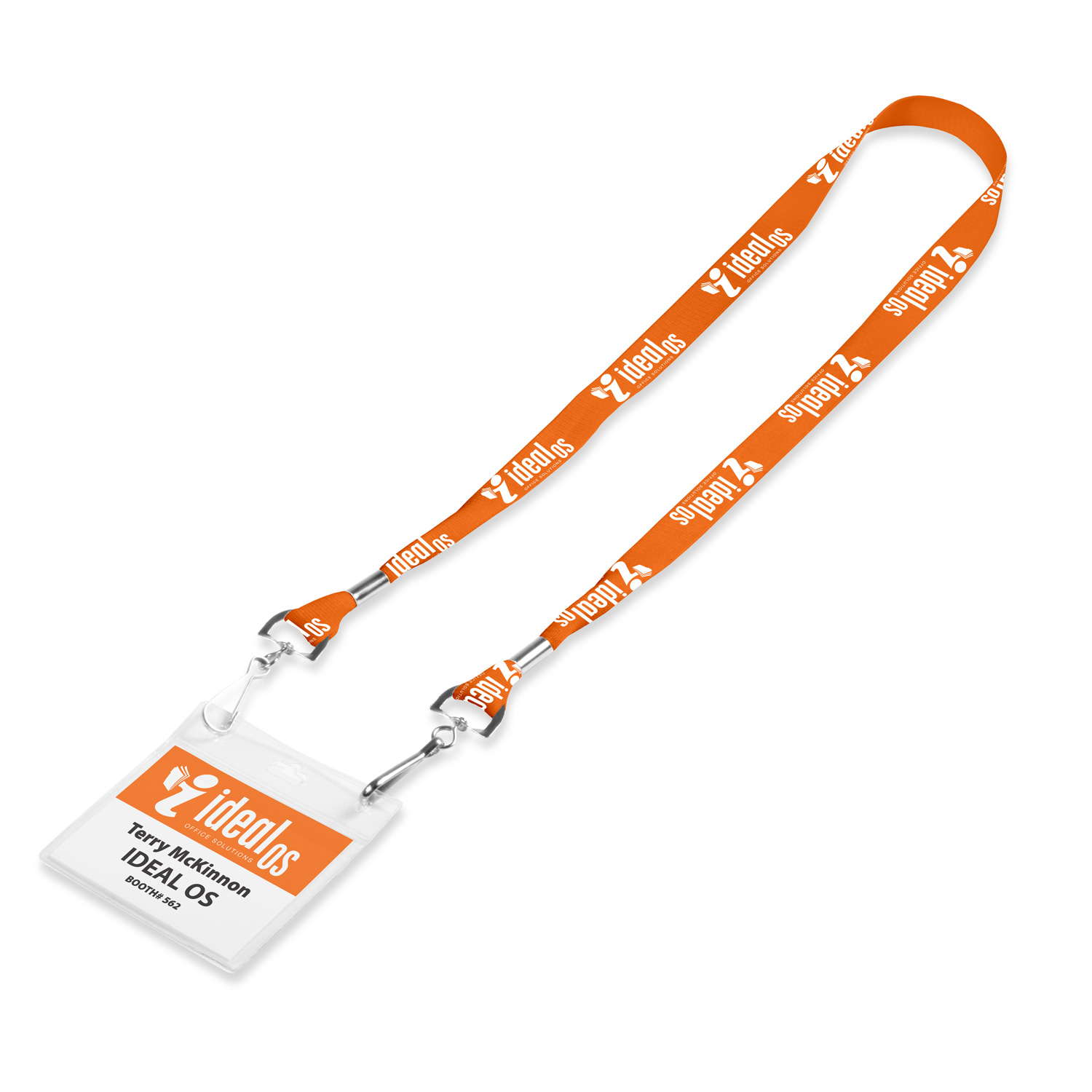 Drape Style Lanyard, Silkscreen