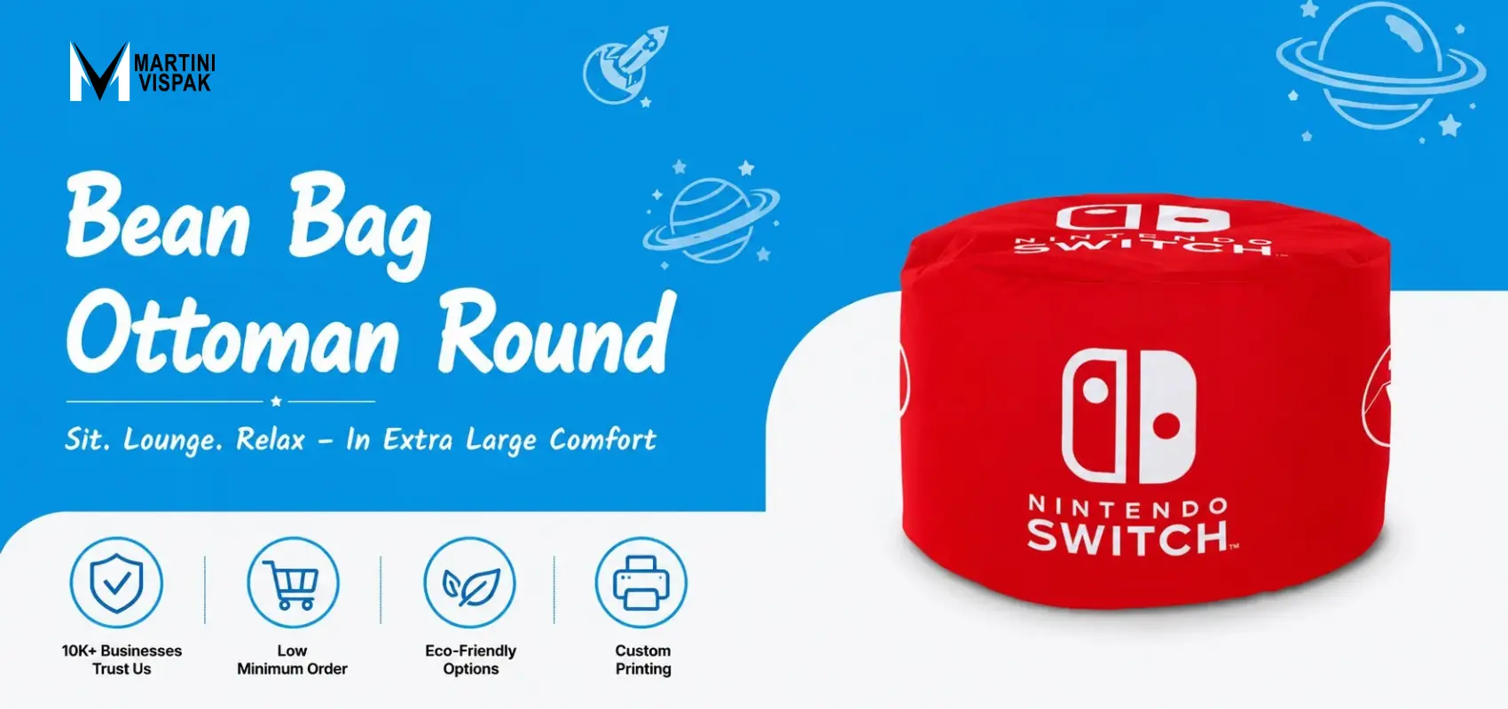 BeanBagOttoman Round