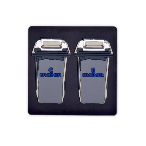 2d Sous-verres en PVC - Carré