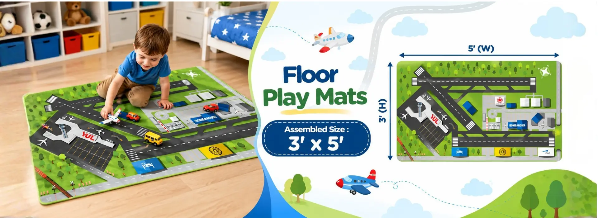 Matelas de jeu pour le sol