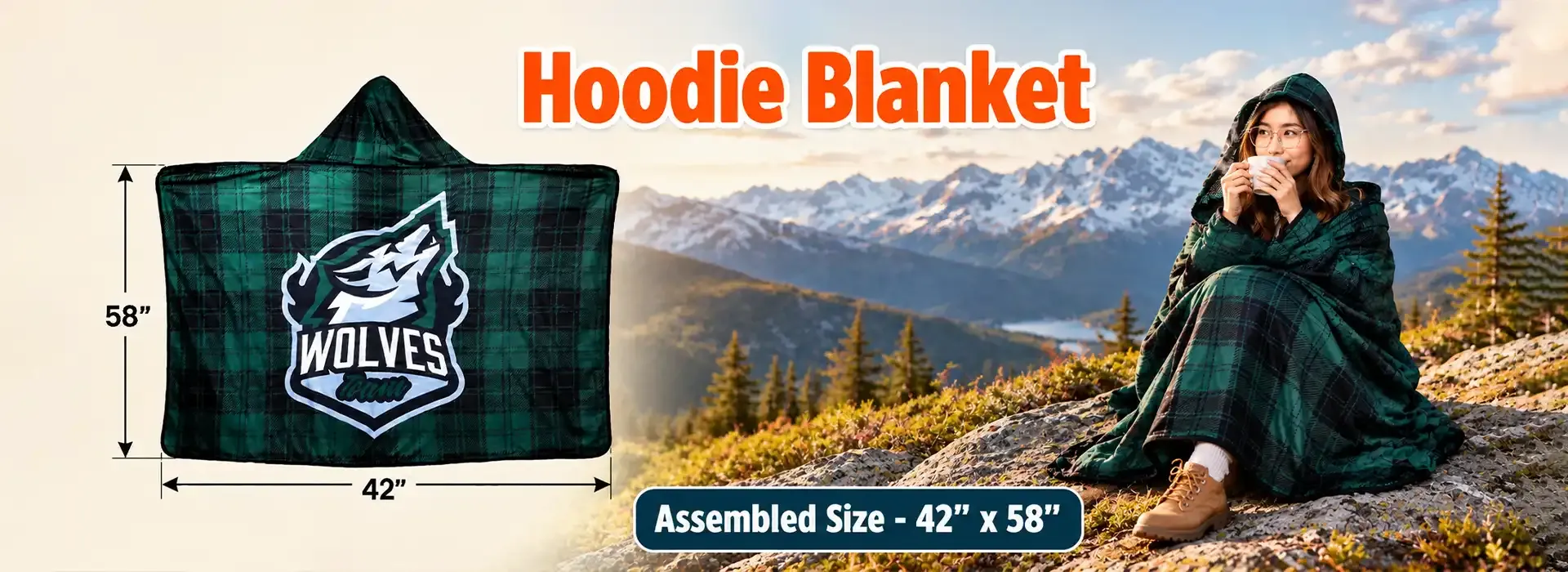 Hoodie Blanket