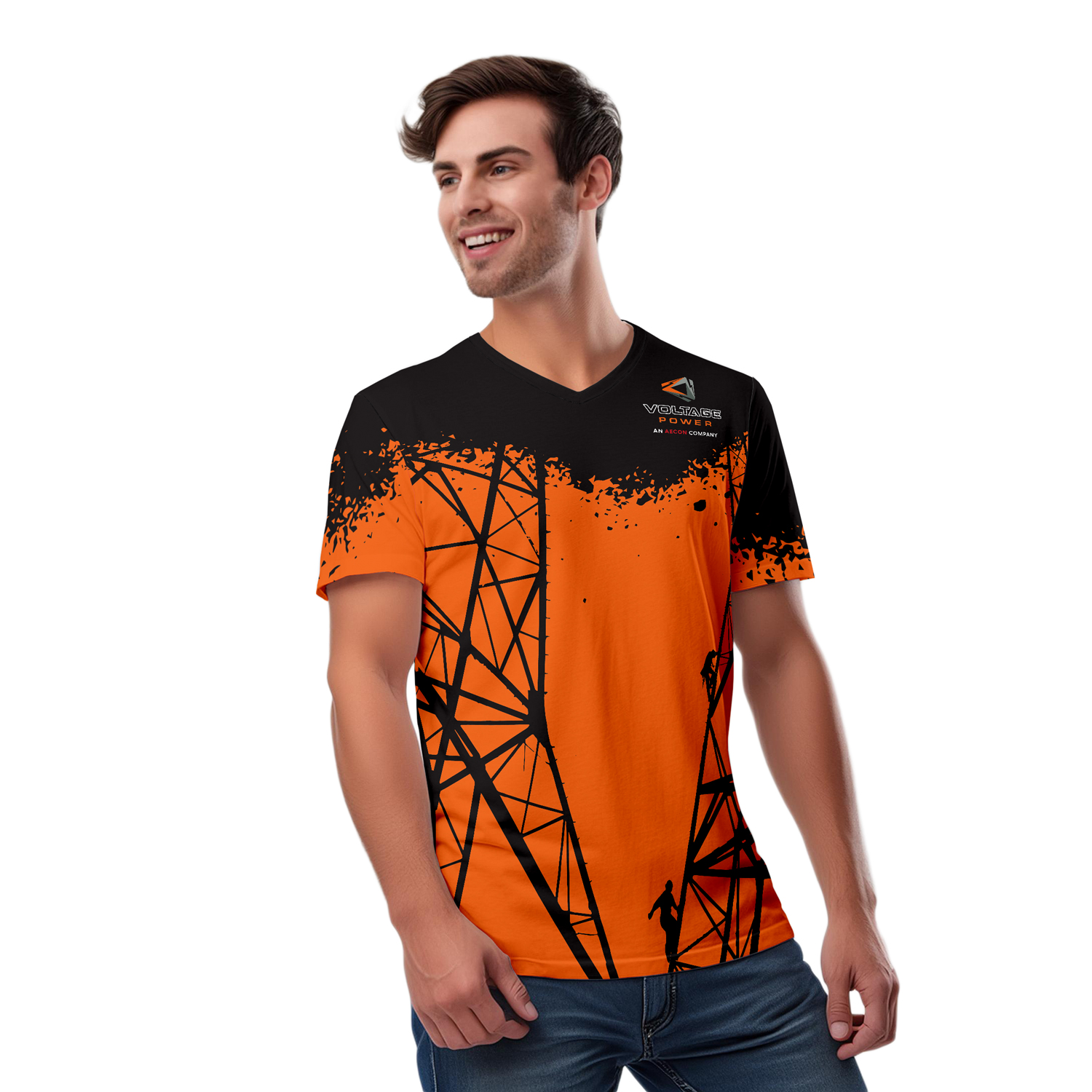 Men's T-Shirt V Neck