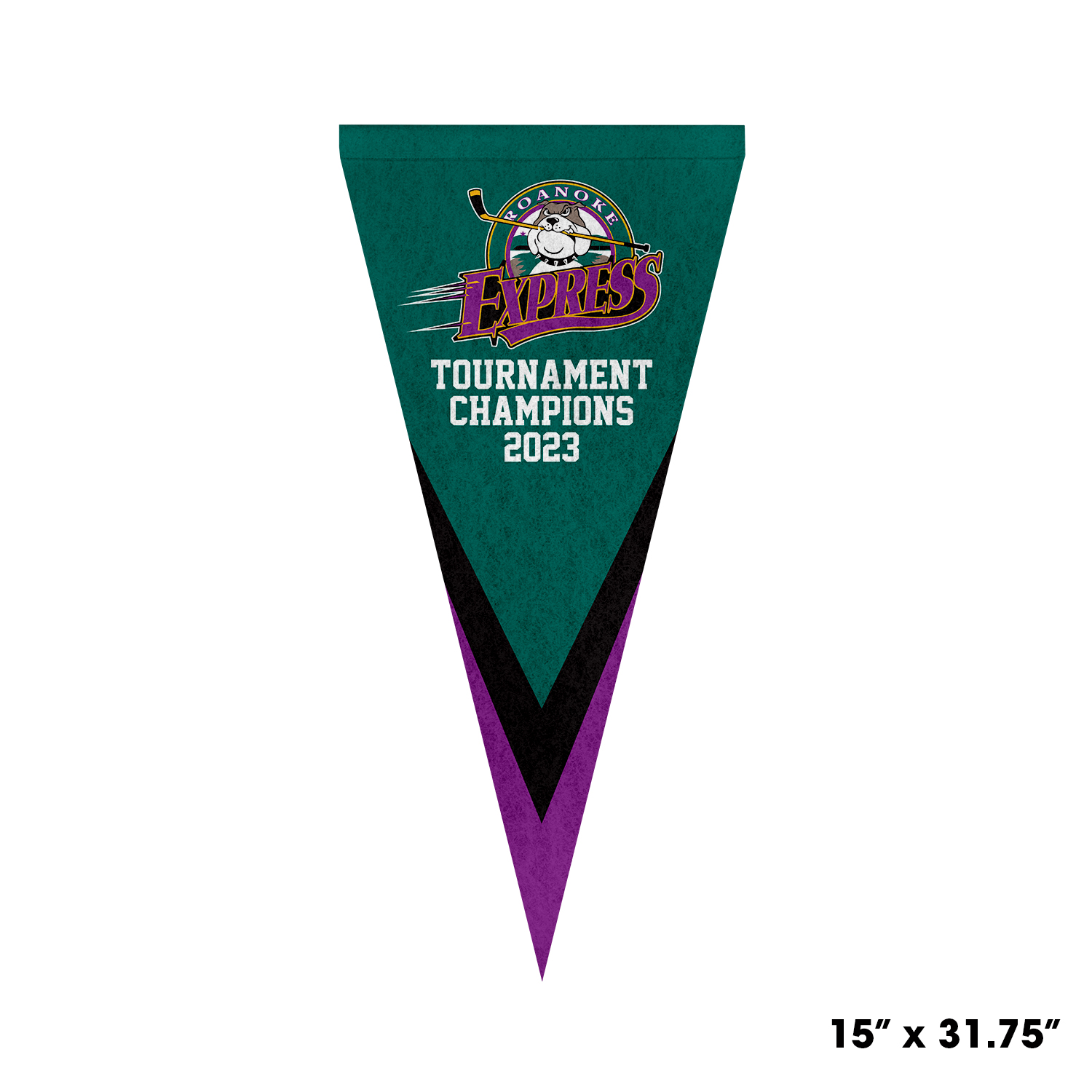 Felt Pennant - Triangle (Extra Large)