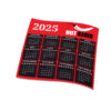 Microfiber Lens Cleaning Cloth – Calendar, Sublimated – 7″ x 7″