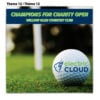 Microfiber Lens Cleaning Cloth(Golf Theme), Sublimated – 7″ x 7″