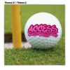 Microfiber Lens Cleaning Cloth(Golf Theme), Sublimated – 7″ x 7″
