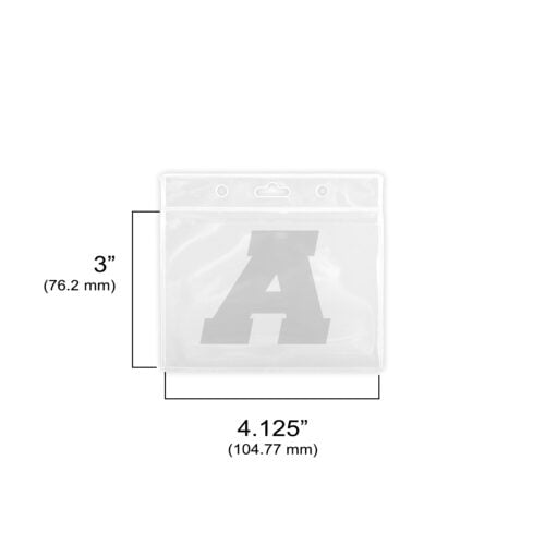 Porte-badge d’identification en vinyle, Taille A