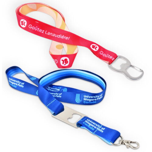 China Sublimated Lanyards with Bottle Opener