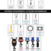 China Sublimated Lanyard with Detachable Buckle
