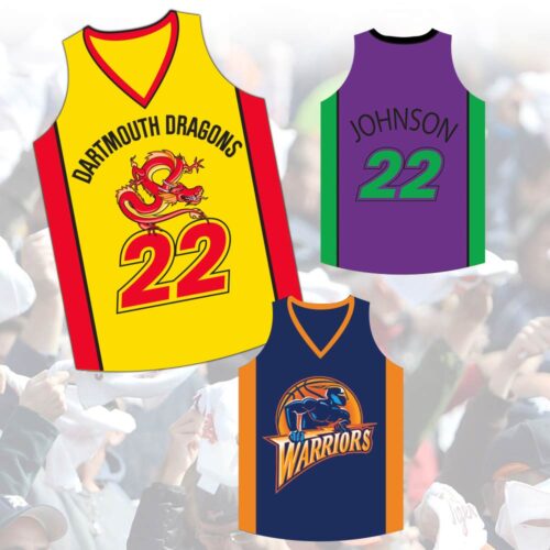 Rally Towel, Basketball Jersey - 2 Side Printing