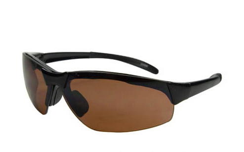 Couverture pour Lunettes de soleil sport en plastique de grande taille, à monture semi-rigide