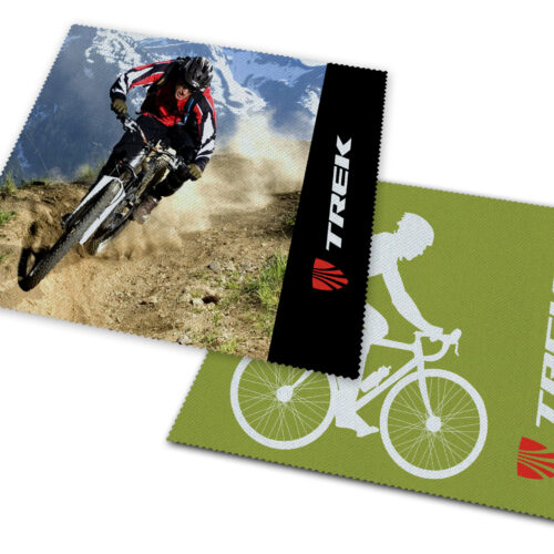 Microfiber Lens Cleaning Cloth, Printed 2 side - 4" x 4"