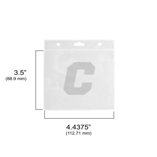 ID Vinyl Badge Holder, Size C