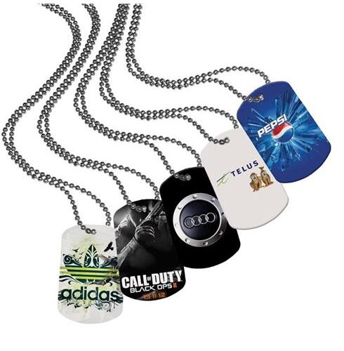 Dog Tag, Aluminum, Full Colour