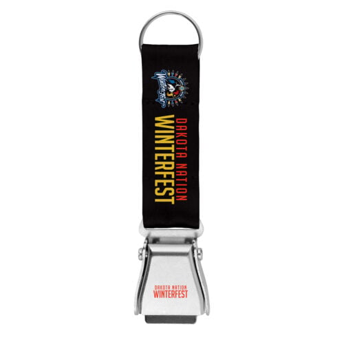 Airplane buckle keychain