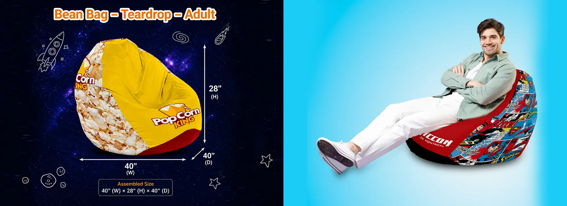 Bean Bag – Teardrop – Adult